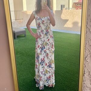 Express Multicolor Floral Maxi Dress